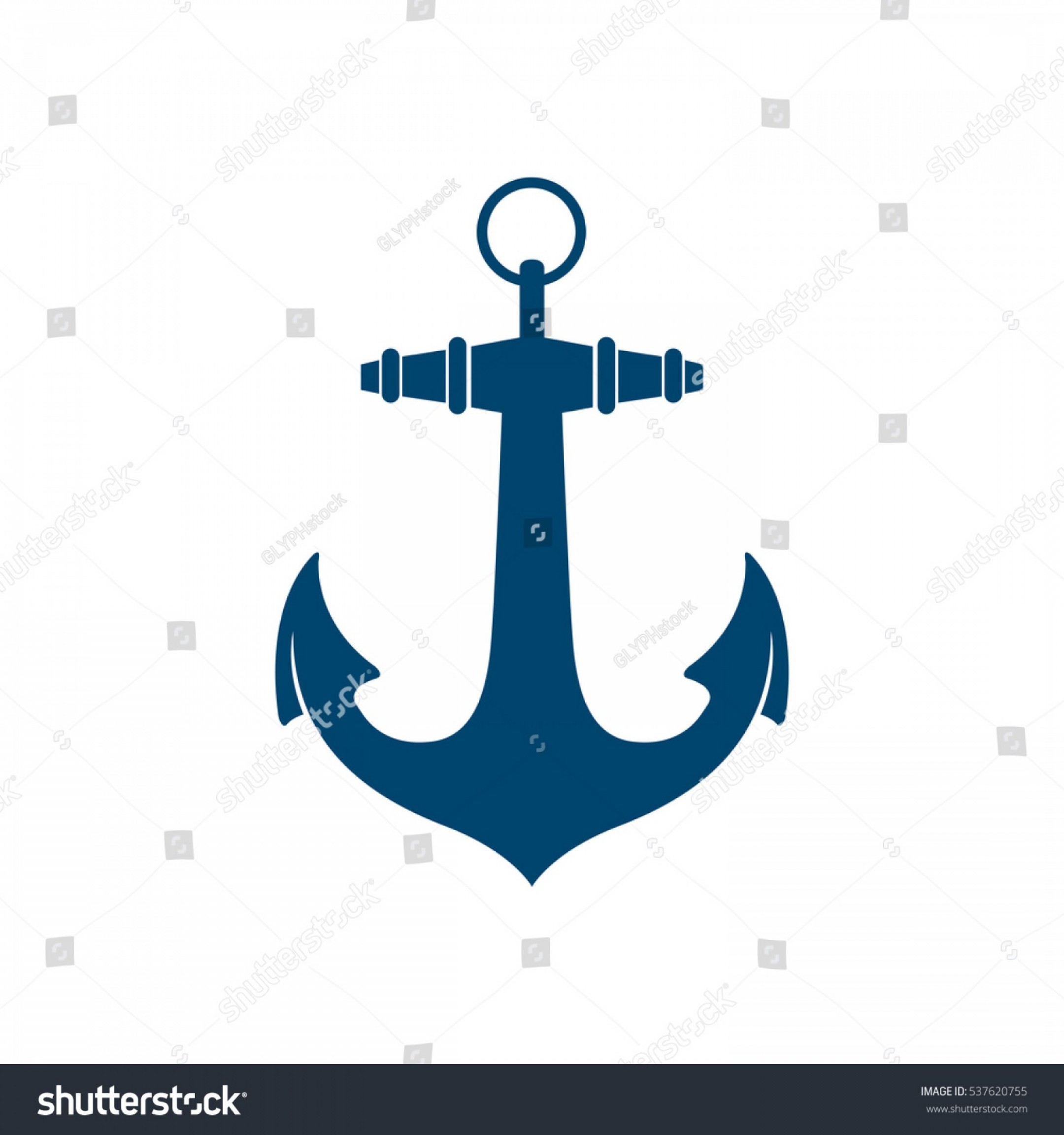2160x2304 Navy Vector Anchor Icon On White Soidergi