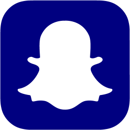 256x256 Navy Blue Snapchat Icon