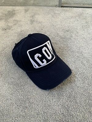 300x400 Navy Icon Cap Hat Dsq Brand New