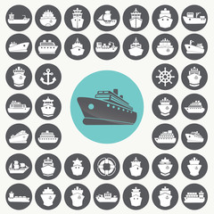 240x240 Search Photos Cruise Ship Icon