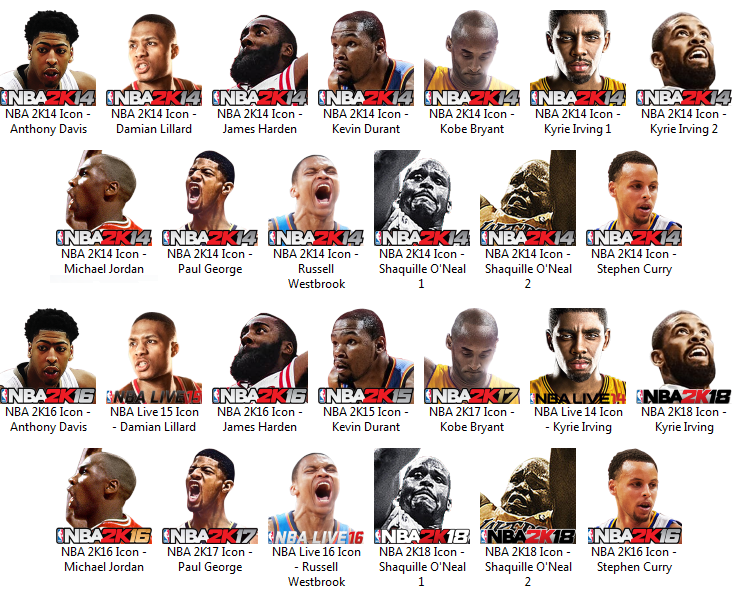732x596 Nba Icons Released