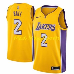 300x300 Lonzo Ball Los Angeles La Lakers Nike Nba Icon Gold Swingman