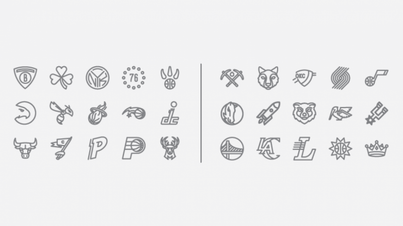 800x450 Nba Team Icons Skillshare Projects