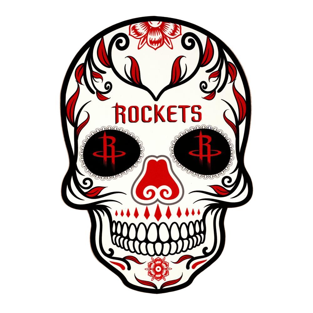 1000x1000 Applied Icon Nba Houston Rockets Outdoor Skull Graphic Small