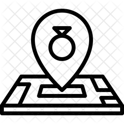 256x256 Nearby Jewelry Shop Icon Of Line Style