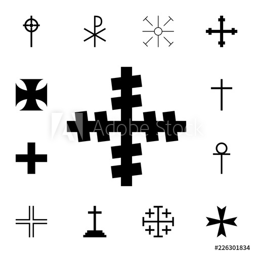 500x500 Cross Of The Nebula Icon Detailed Set Of Cross Premium Graphic
