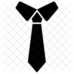 256x256 Necktie Icon Of Glyph Style