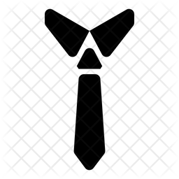 256x256 Fashion Necktie Icon Of Glyph Style