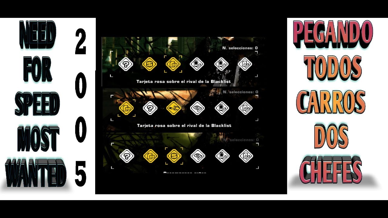 1280x720 Need For Speed Most Wanted Pegando Carros Dos Chefes E