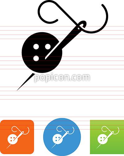 Needle And Thread Icon at Vectorified.com | Collection of Needle And ...