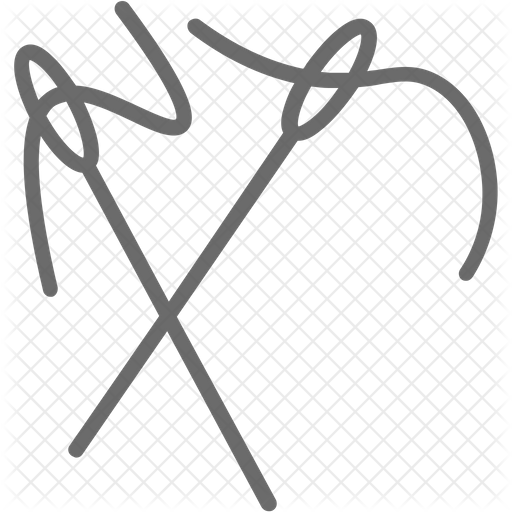 512x512 Needle Thread Icon Of Glyph Style