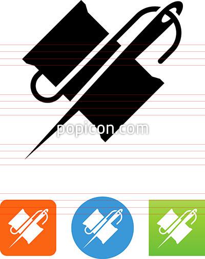 400x505 Needle And Thread Icon