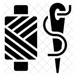 256x256 Needle Icon Of Glyph Style