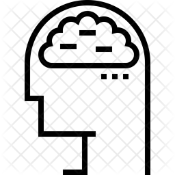 256x256 Negative Icon Of Line Style