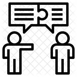 256x256 Negotiation Icon Of Line Style