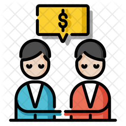 256x256 Negotiation Skills Icon Of Colored Outline Style