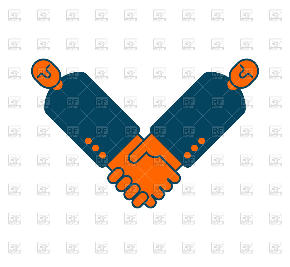 1200x1104 Contract Icon Negotiation Concept Vector Image Of Business