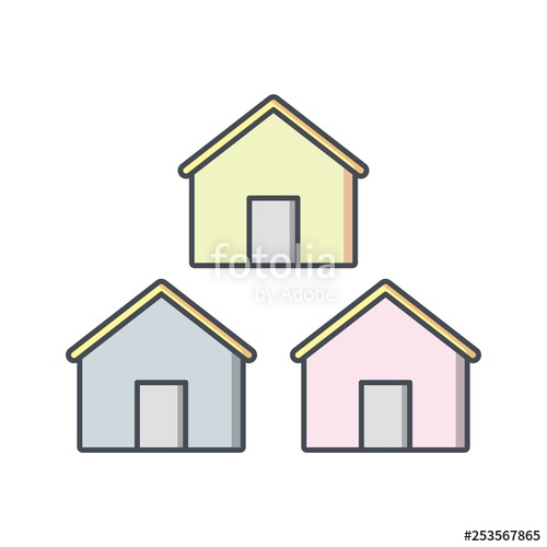 500x500 Illustration Neighborhood Icon Stock Photo And Royalty Free