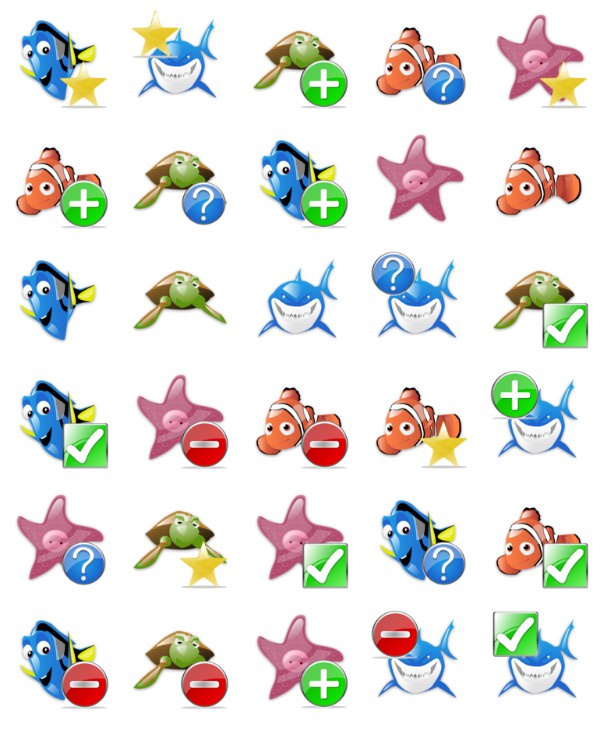 600x739 Finding Nemo Free Icon Packs Ui Download