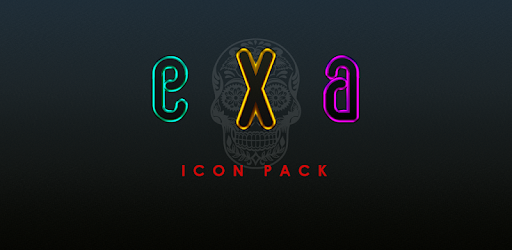 512x250 Exa Neon Icon Pack