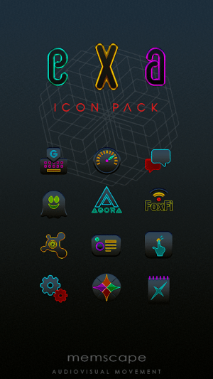 300x533 Exa Neon Icon Pack