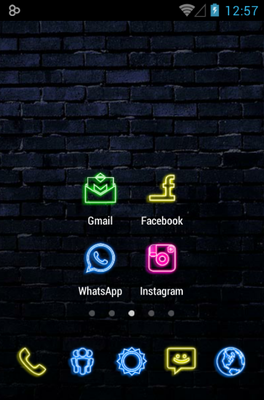 264x400 Neon Android Icon Pack
