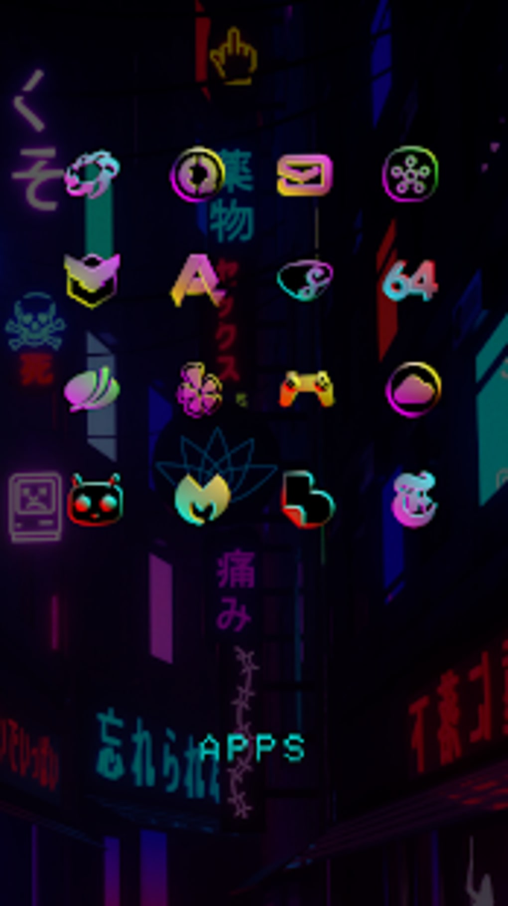 1020x1817 Cyberpunk Icon Pack For Android