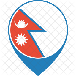 256x256 Nepal Flag Icon Of Flat Style