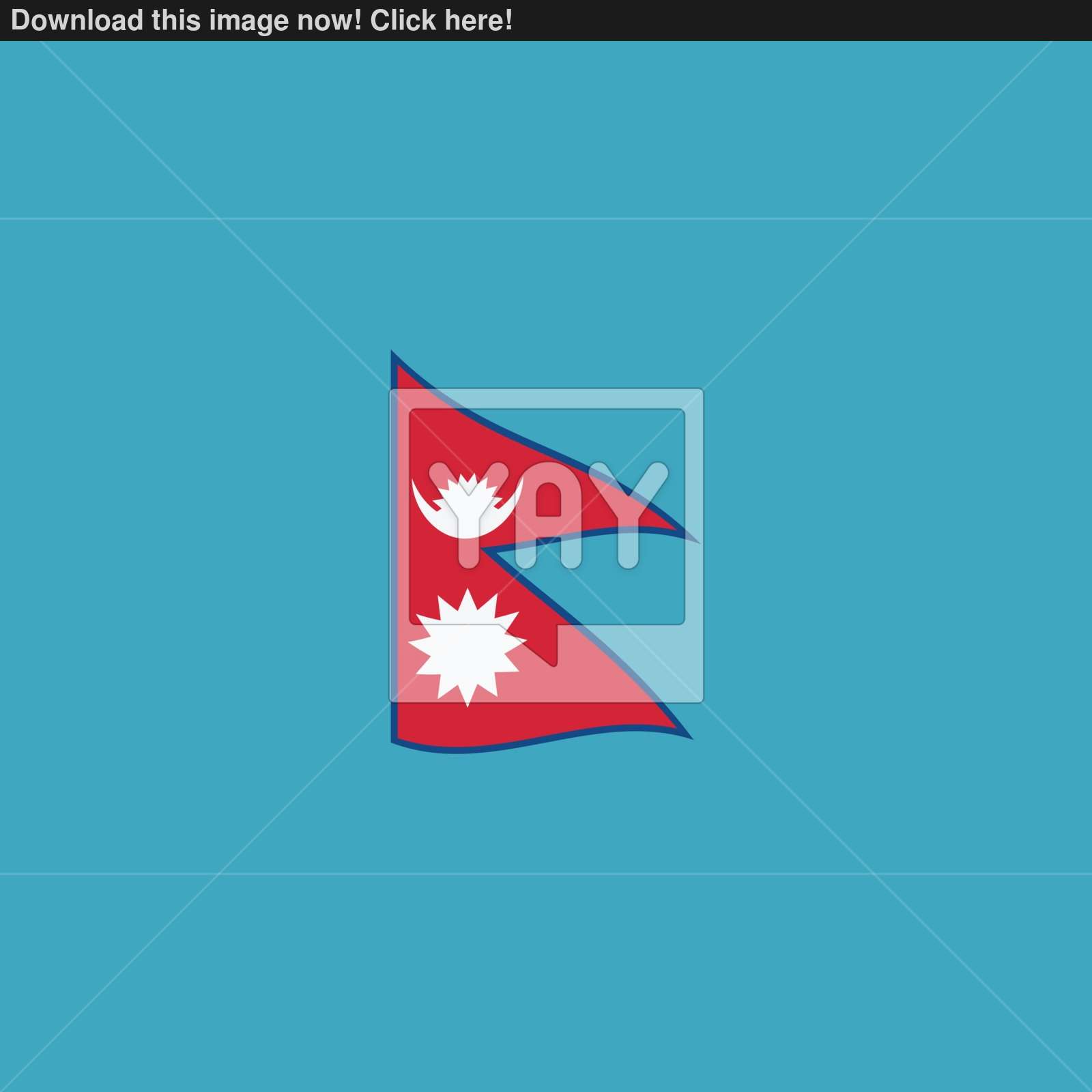 1600x1600 Nepal Flag Icon In Flat Design Vector