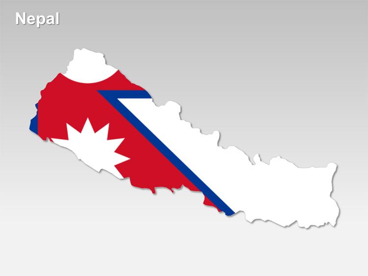 750x563 Editable Powerpoint Map Nepal Map Editable Powerpoint Maps