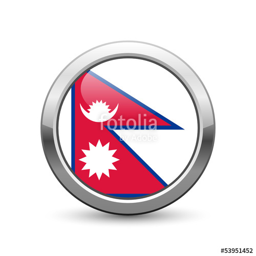 500x500 Nepalese Flag Icon Web Button Stock Image And Royalty Free Vector
