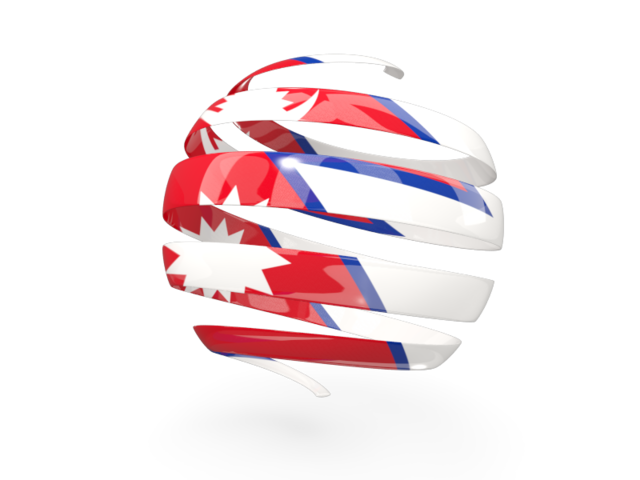 640x480 Round Icon Illustration Of Flag Of Nepal