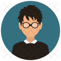 Nerd Icon Of Flat Style 256x256 Nerd Icon Of Flat Style