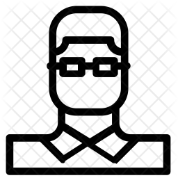 Nerd Icon Of Line Style 256x256 Nerd Icon Of Line Style