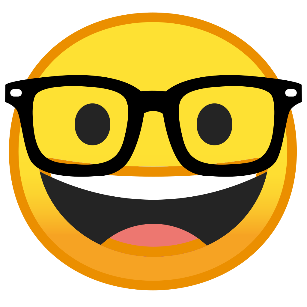 Nerd Face Icon Noto Emoji Smileys Iconset Google 1024x1024 Nerd Face Icon Noto Emoji Smileys Iconset Google