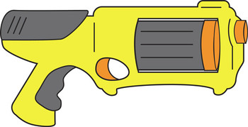 cartoon nerf gun