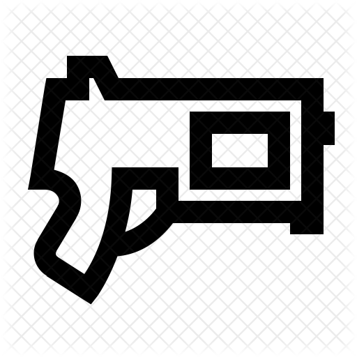 512x512 Nerf Gun Icon Of Line Style