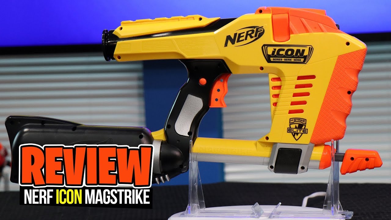 1280x720 Review Nerf Icon Magstrike, Unboxing, Firing Test