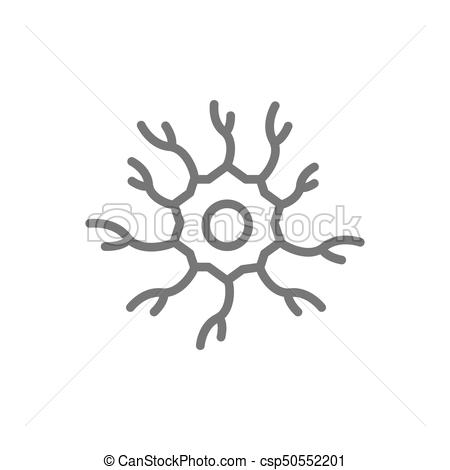 450x470 Nerf, Icon Simple, Neurone, Symbole, Editable