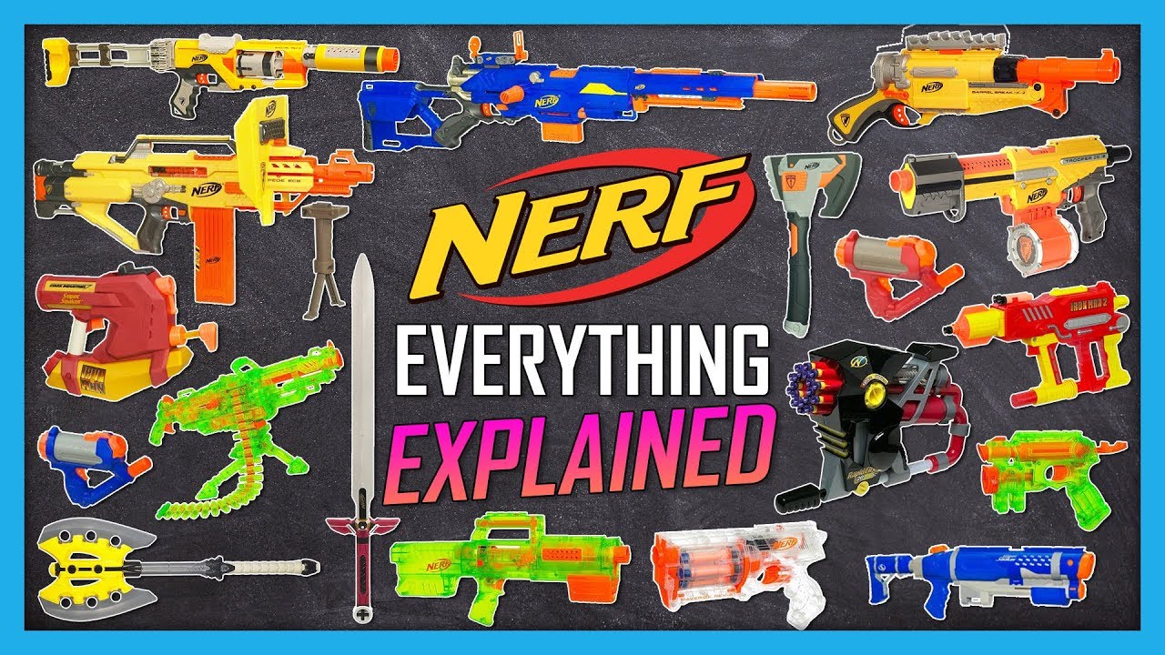 1280x720 Every Nerf Blaster Explained In Words Or Less