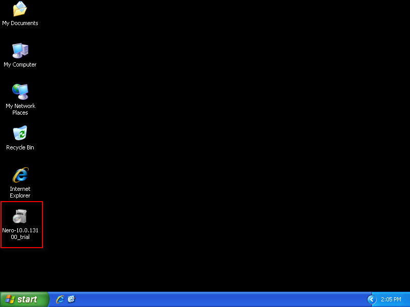 800x600 Installing Nero