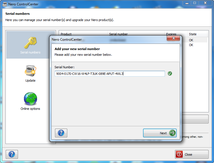 Nero 6.6. Серийный номер Nero. Ключ Неро.