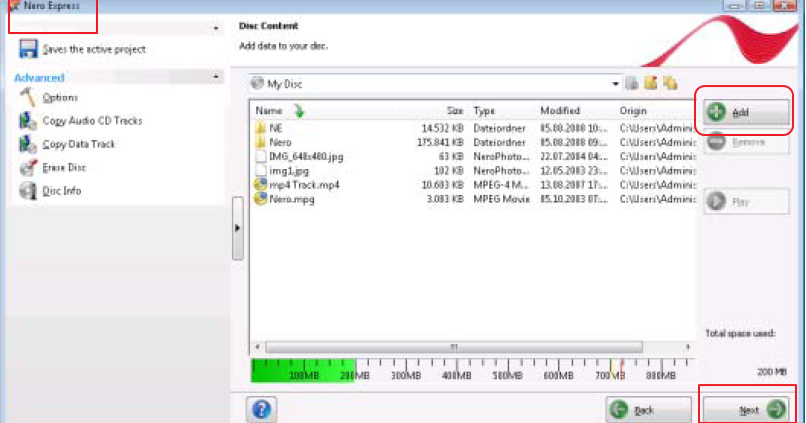 806x423 Nero Tutorial How To Create A Data Cddvd With Nero Express