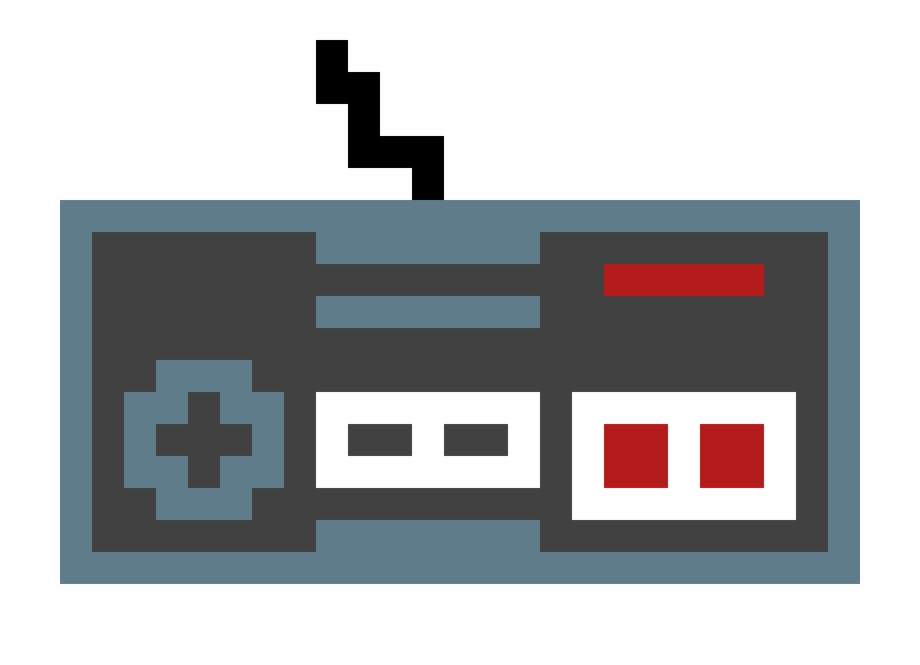 920x665 Nes Controller Pixel Art Png Download