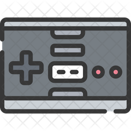 256x256 Nes Icon Of Colored Outline Style