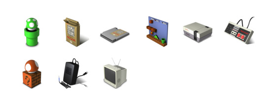 550x214 Nes Icons Set Png Free Download, Icon Easy