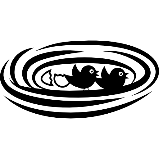 512x512 Birds In Nest