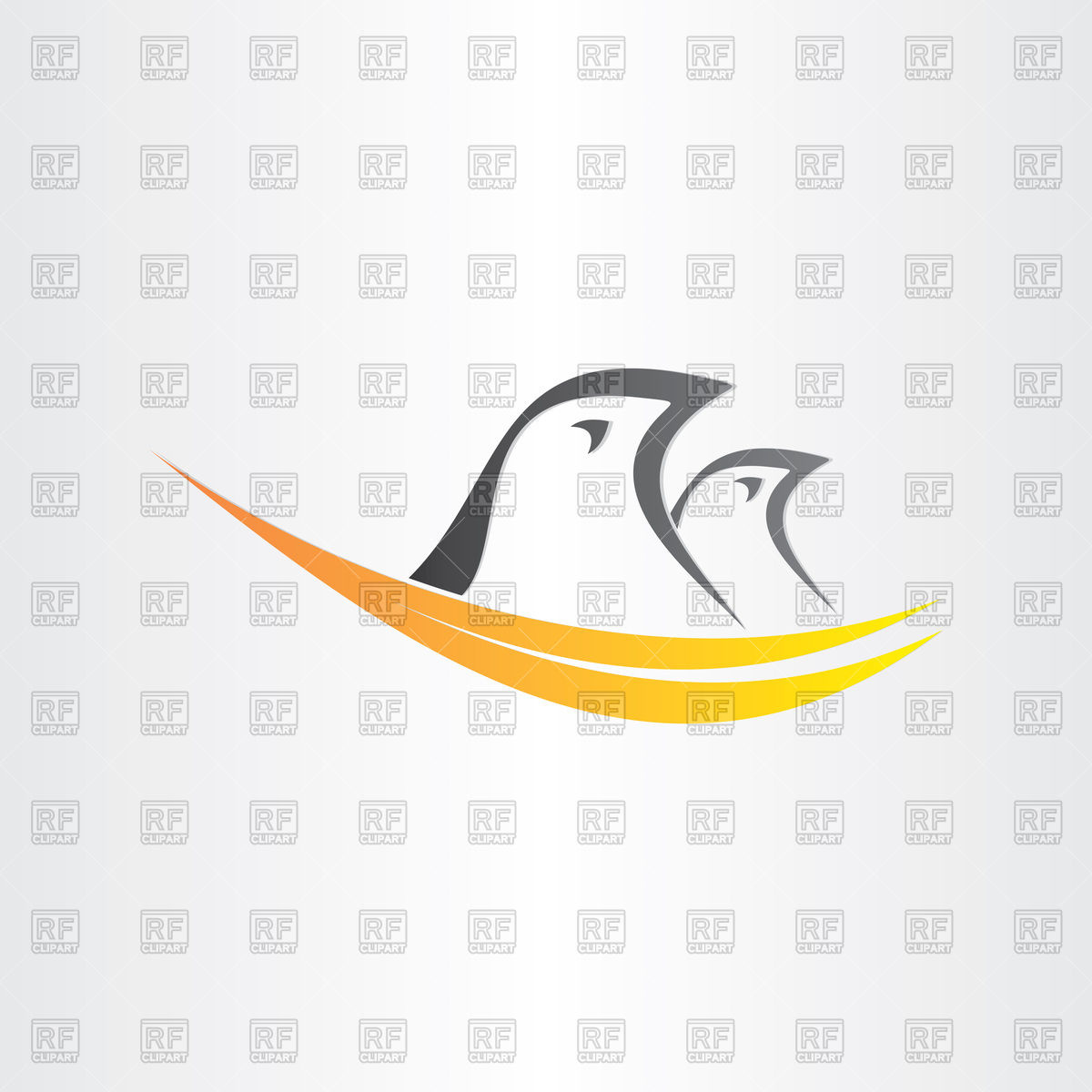 1200x1200 Birds In Nest Stylized Icon Vector Image Of Plants And Animals