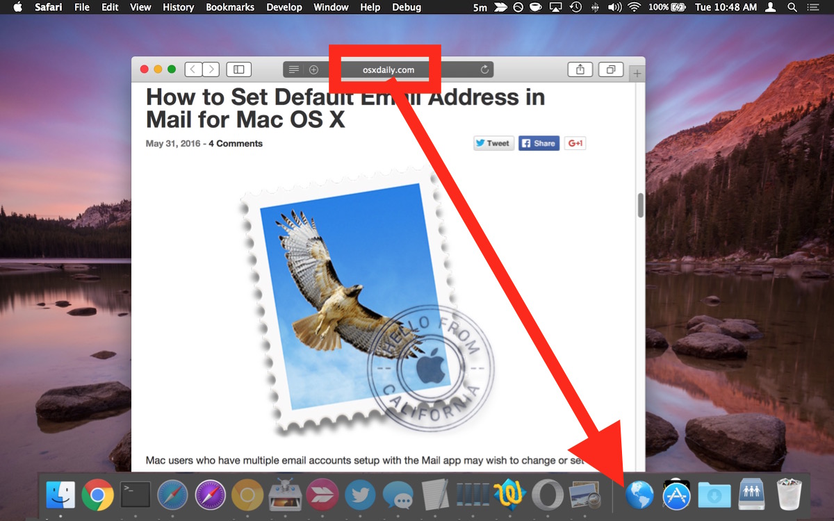 How To Add A Website Shortcut To Dock On Mac