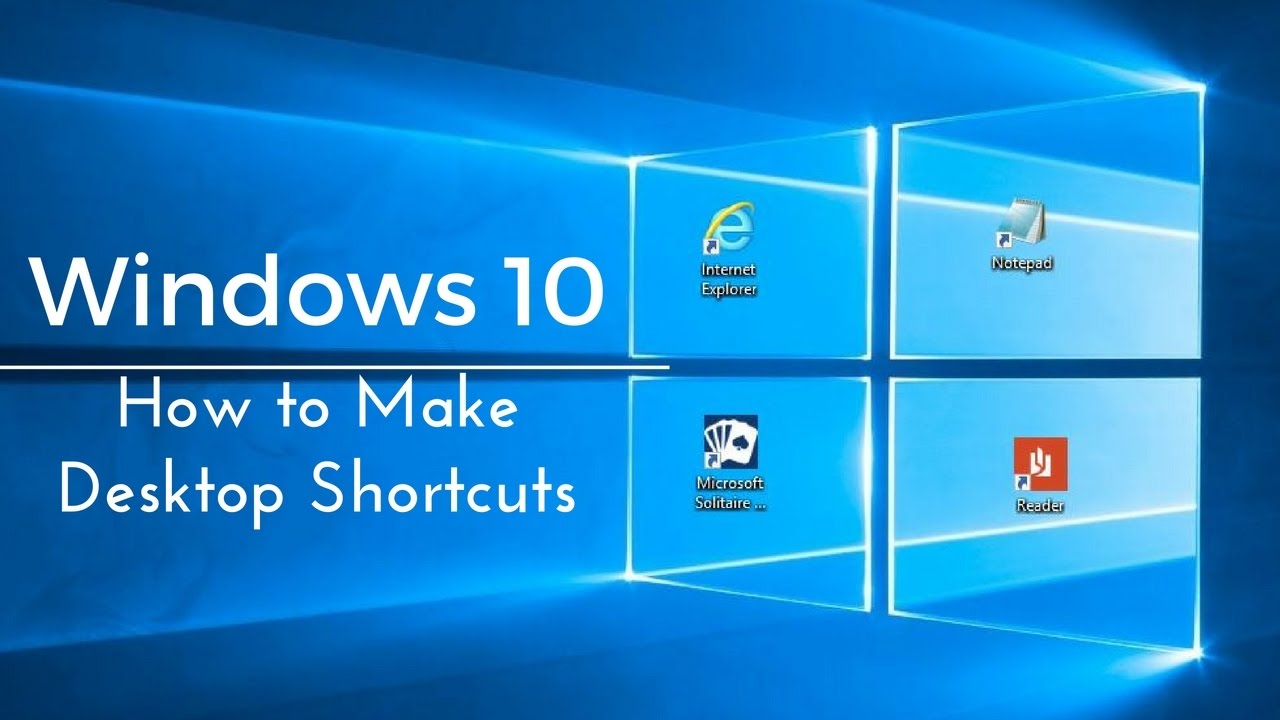 1280x720 How To Make Desktop Shortcuts